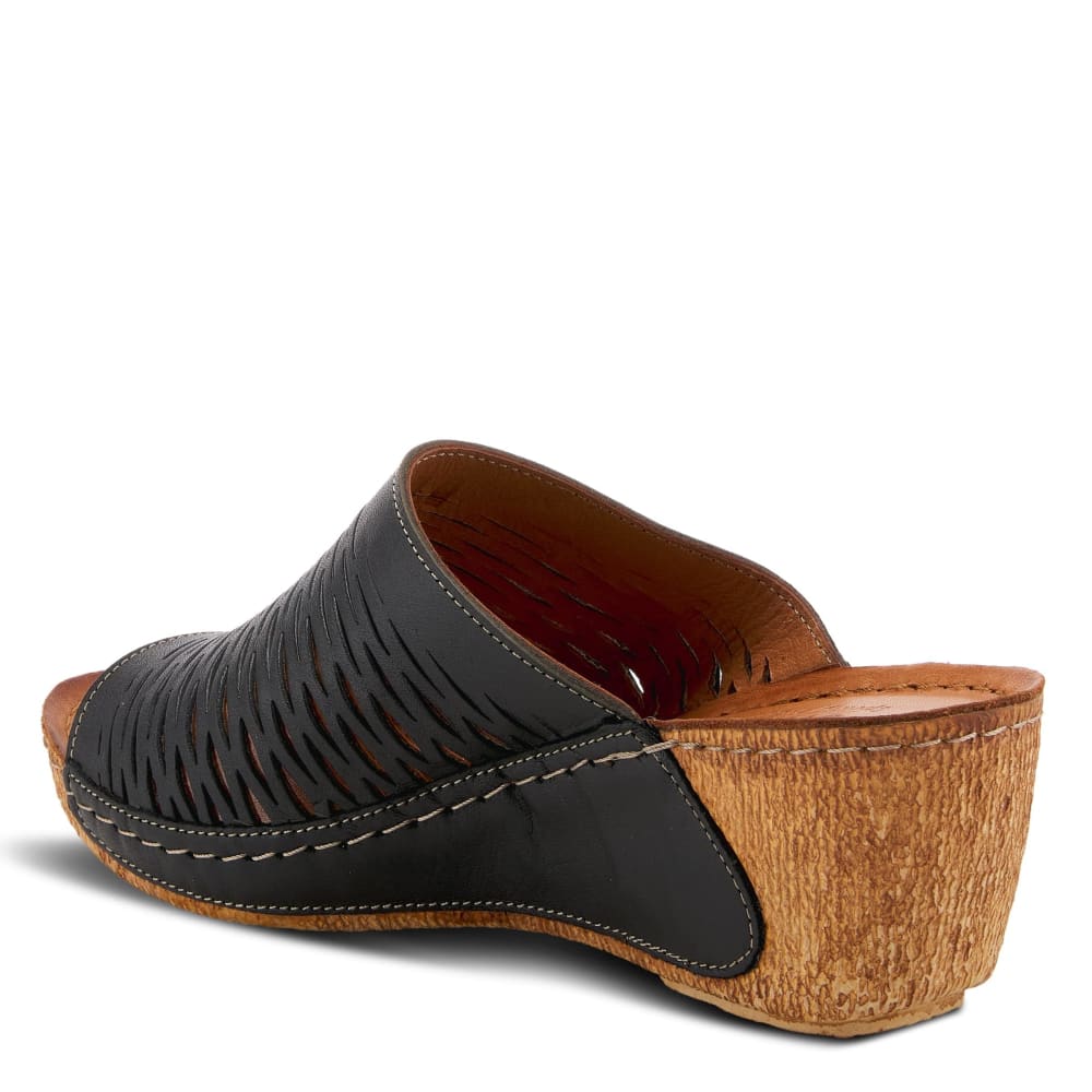 Spring Step Shoes Cunacena Leather Slide Sandal