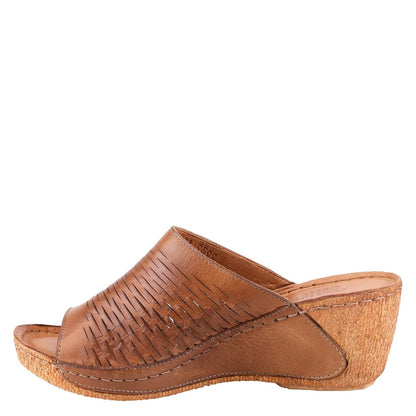 Spring Step ShoeS Cunacena Sandals Women’s Leather Wedge Sandals by Spring Step Shoes – Don't Panic Shoes