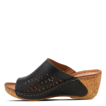 Spring Step ShoeS Cunacena Sandals Women’s Leather Wedge Sandals by Spring Step Shoes – Don't Panic Shoes