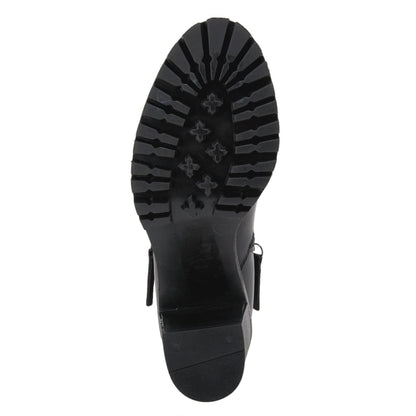 Spring Step Shoes Dealey Women's Black Leather Chunky Heel Boots Shoes by Spring Step Shoes – Don't Panic Shoes