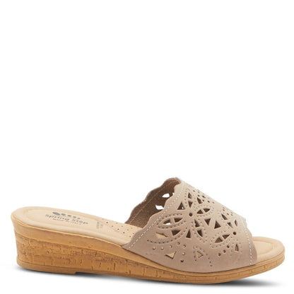 Spring Step ShoeS Estella Slide Sandal Women’s Leather Wedge Slide Sandals by Spring Step Shoes – Don't Panic Shoes