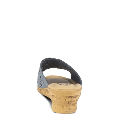 Spring Step ShoeS Estella Slide Sandal Women’s Leather Wedge Slide Sandals by Spring Step Shoes – Don't Panic Shoes