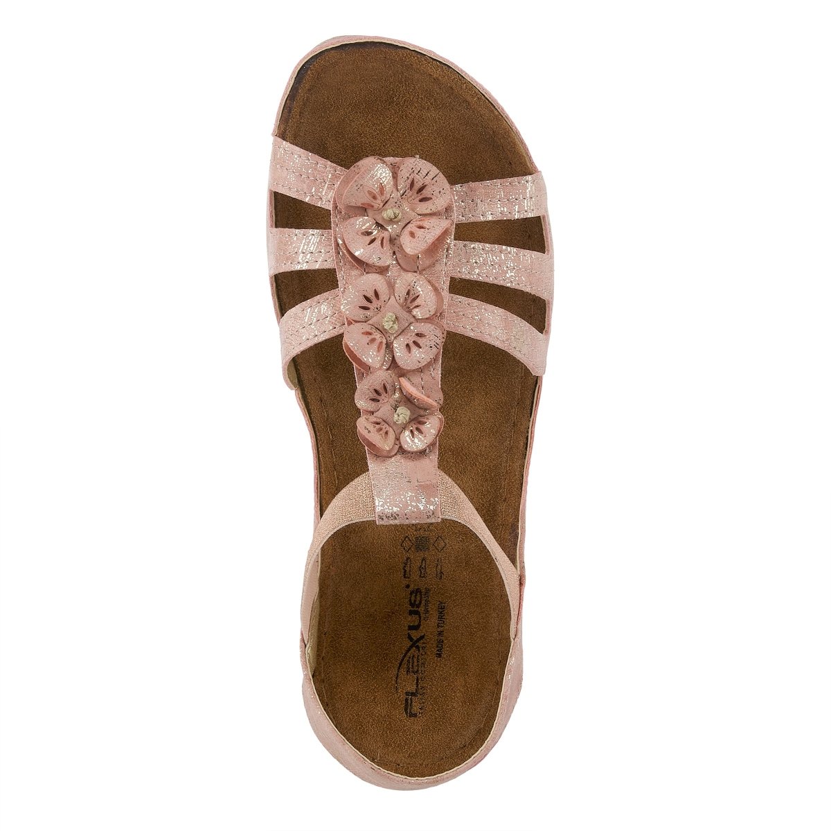 Spring Step ShoeS Flexus Adede Slingback Sandal Women’s Leather Floral 1.5" Adede by Spring Step Shoes – Don't Panic Shoes