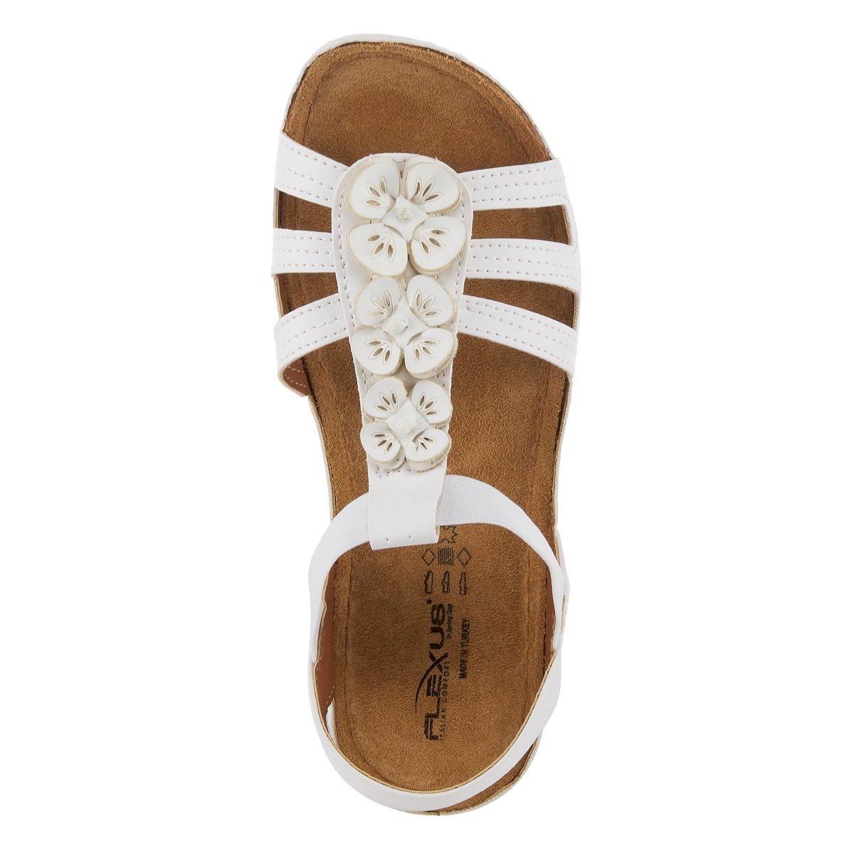 Spring Step ShoeS Flexus Adede Slingback Sandal Women’s Leather Floral 1.5" Adede by Spring Step Shoes – Don't Panic Shoes