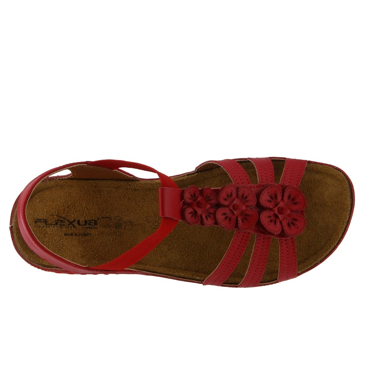 Spring Step ShoeS Flexus Adede Slingback Sandal Women’s Leather Floral 1.5" Adede by Spring Step Shoes – Don't Panic Shoes