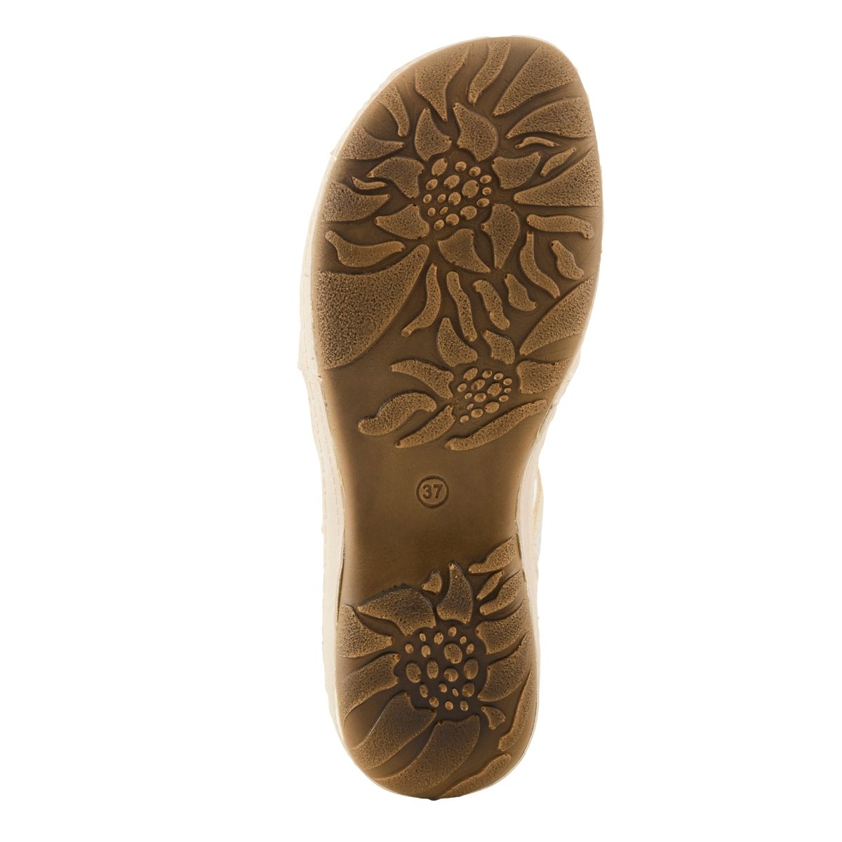 Spring Step ShoeS Flexus Adede Slingback Sandal Women’s Leather Floral 1.5" Adede by Spring Step Shoes – Don't Panic Shoes