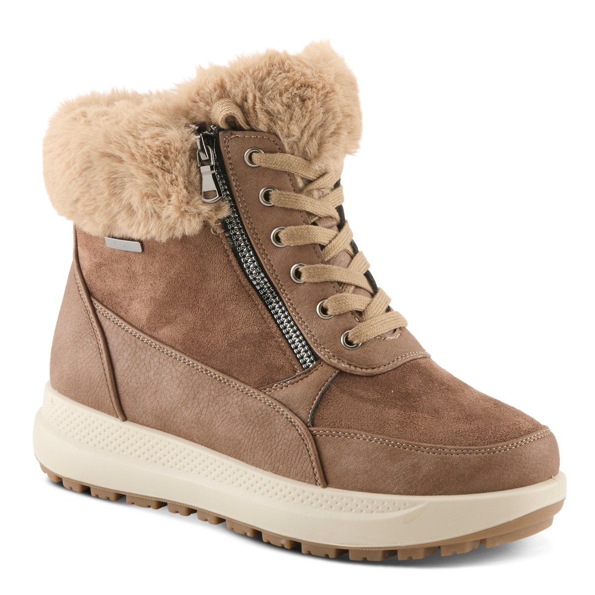 Spring Step Shoes Flexus Burrell Women's Leather Laceup Platform Boots Winter Casual Boots by Spring Step Shoes – Don't Panic Shoes