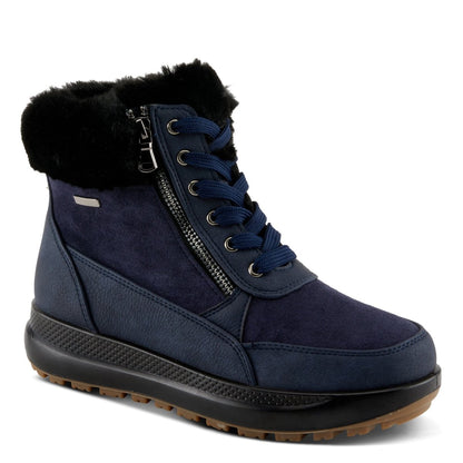 Spring Step Shoes Flexus Burrell Women's Leather Laceup Platform Boots Winter Casual Boots by Spring Step Shoes – Don't Panic Shoes