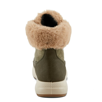 Spring Step Shoes Flexus Burrell Women's Leather Laceup Platform Boots Winter Casual Boots by Spring Step Shoes – Don't Panic Shoes