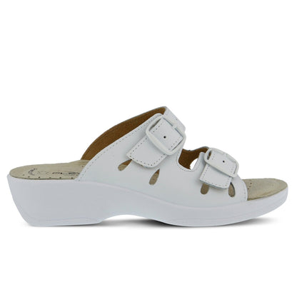 Spring Step Shoes Flexus Decca Slide Women's Leather Adjustable Sandals Slide Sandals by Spring Step Shoes – Don't Panic Shoes