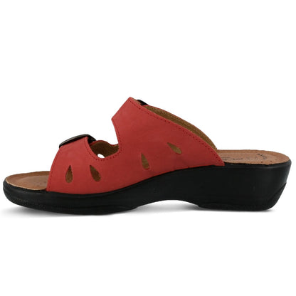 Spring Step Shoes Flexus Decca Slide Women's Leather Adjustable Sandals Slide Sandals by Spring Step Shoes – Don't Panic Shoes