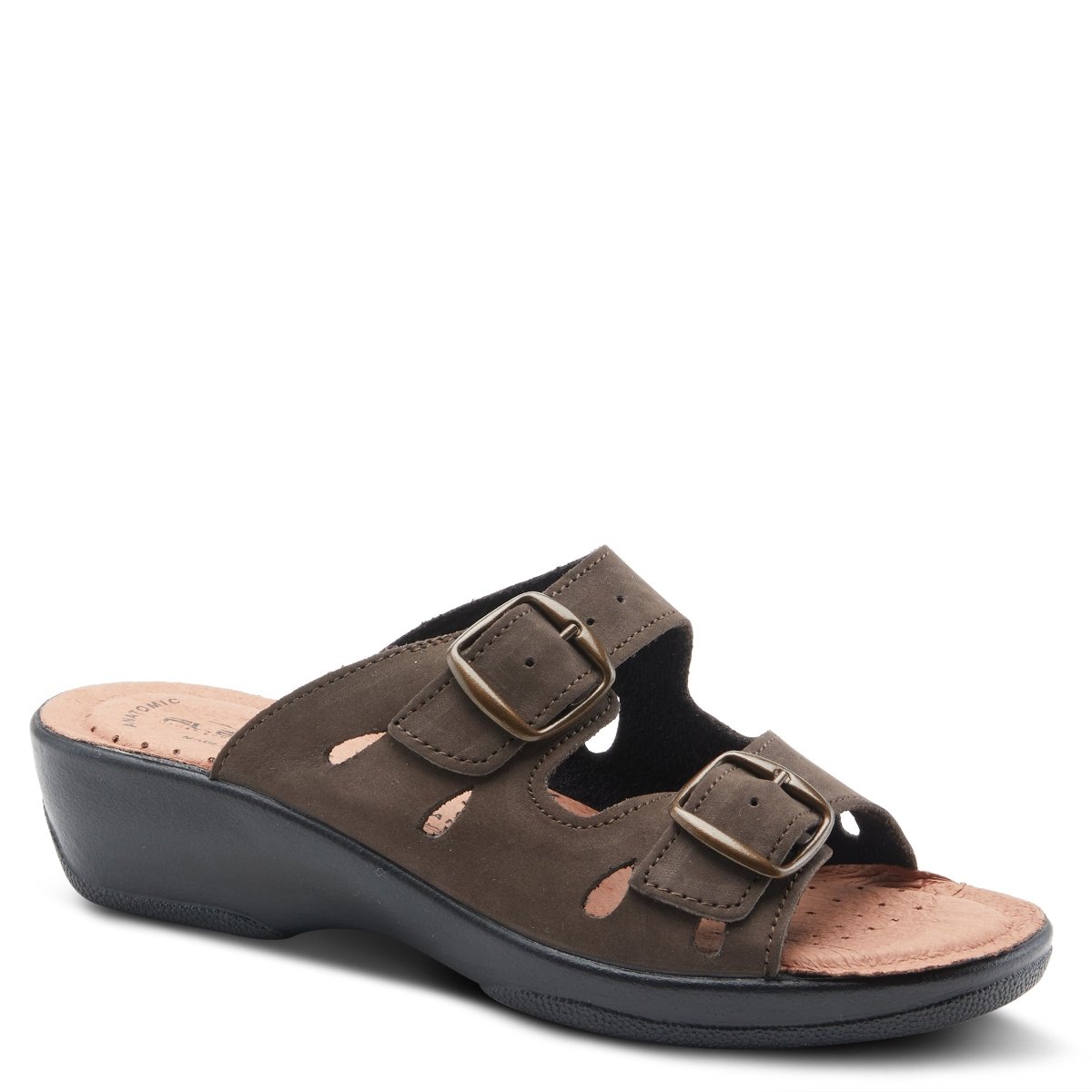 Spring Step Shoes Flexus Decca Slide Women's Leather Adjustable Sandals Slide Sandals by Spring Step Shoes – Don't Panic Shoes