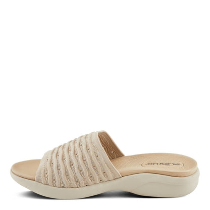 Spring Step Shoes Flexus Deondre Sandals Women's Textile Slide 1.75" Heel Sport & Active Casual Sandals by Spring Step Shoes – Don't Panic Shoes