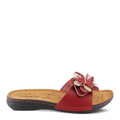 Spring Step Shoes Flexus Flowerstars Sandals Women's Leather Slip On Slides Casual Sandals by Spring Step Shoes – Don't Panic Shoes