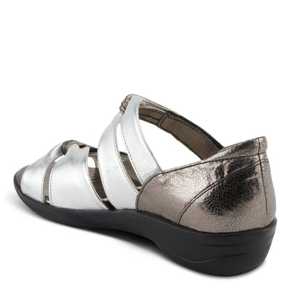 Spring Step Shoes Flexus Gracelyn Women's Comfortable Double Looped Leather Sandals Slin - On Casual Sandals by Spring Step Shoes – Don't Panic Shoes