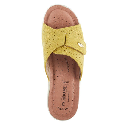 Spring Step ShoeS Flexus Kea Slide Sandal Women’s Suede Leather Made In Italy Slide Sandals by Spring Step Shoes – Don't Panic Shoes