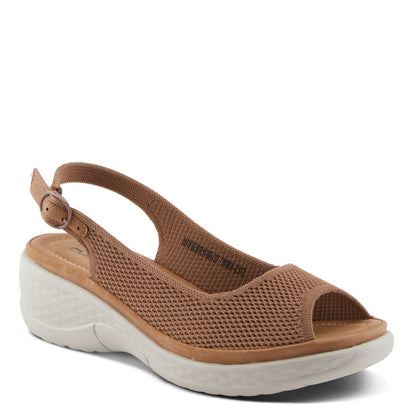 Spring Step ShoeS Flexus Mayberry Sandals Women’s Textile Wedge Wedges Casual Sandals by Spring Step Shoes – Don't Panic Shoes