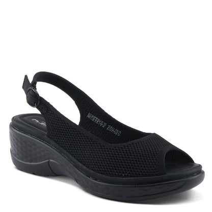 Spring Step ShoeS Flexus Mayberry Sandals Women’s Textile Wedge Wedges Casual Sandals by Spring Step Shoes – Don't Panic Shoes