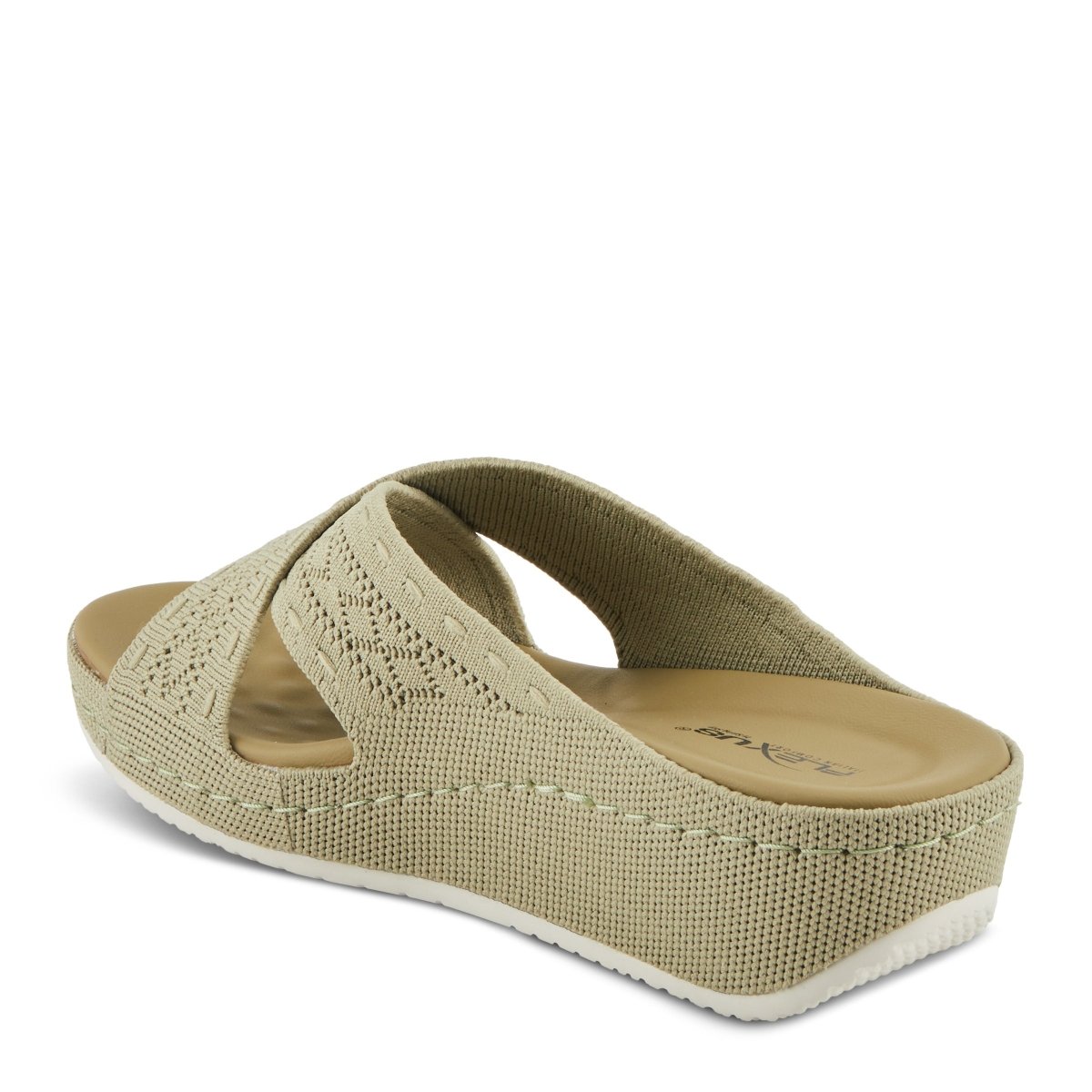 Spring Step ShoeS Flexus Meshana Sandals Women’s Textile Wedge 1 1/4" Height Slides Casual Sandals by Spring Step Shoes – Don't Panic Shoes