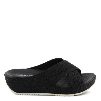 Spring Step ShoeS Flexus Meshana Sandals Women’s Textile Wedge 1 1/4" Height Slides Casual Sandals by Spring Step Shoes – Don't Panic Shoes