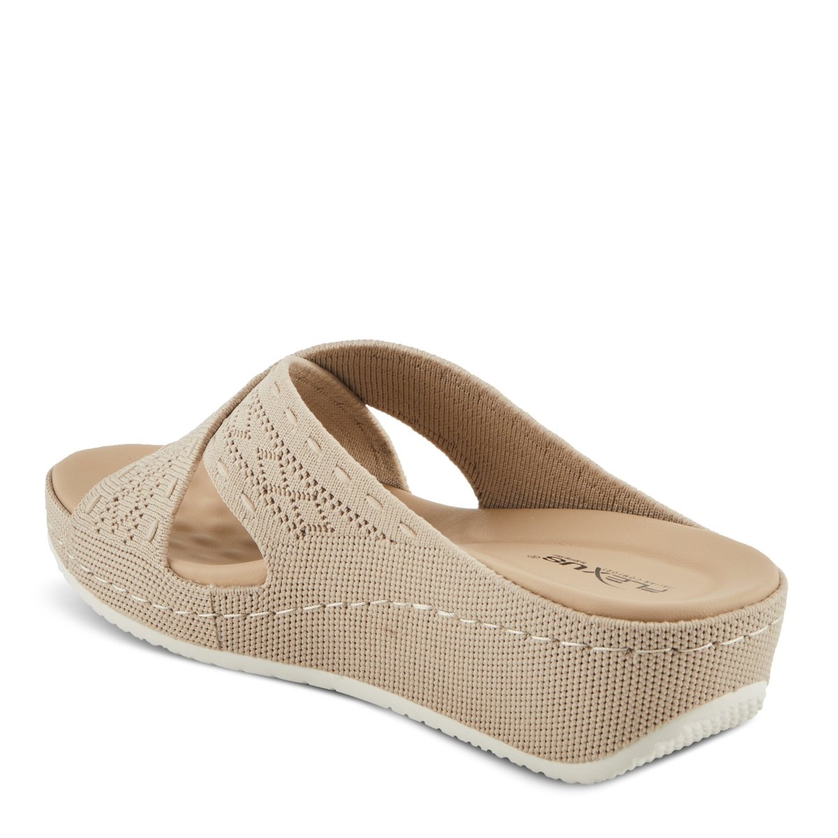 Spring Step ShoeS Flexus Meshana Sandals Women’s Textile Wedge 1 1/4" Height Slides Casual Sandals by Spring Step Shoes – Don't Panic Shoes