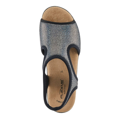 Spring Step Shoes Flexus Nyaman Women's Leather Pindott Sandals Wedges Casual Sandals by Spring Step Shoes – Don't Panic Shoes