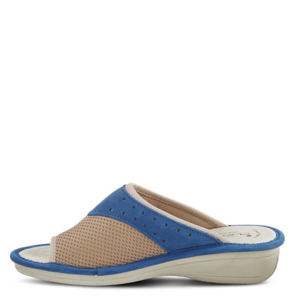 Spring Step ShoeS Flexus Pascalle Slide Sandal Women’s Nubuck Leather Slide Sandals by Spring Step Shoes – Don't Panic Shoes