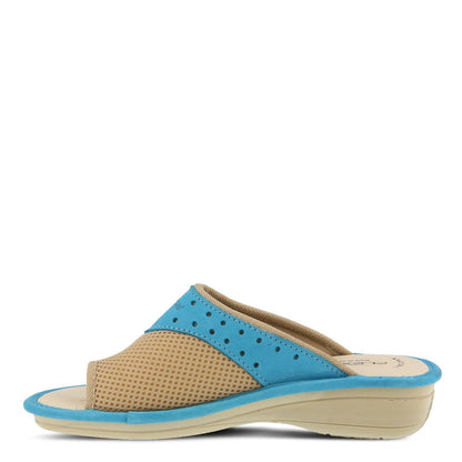 Spring Step ShoeS Flexus Pascalle Slide Sandal Women’s Nubuck Leather Slide Sandals by Spring Step Shoes – Don't Panic Shoes