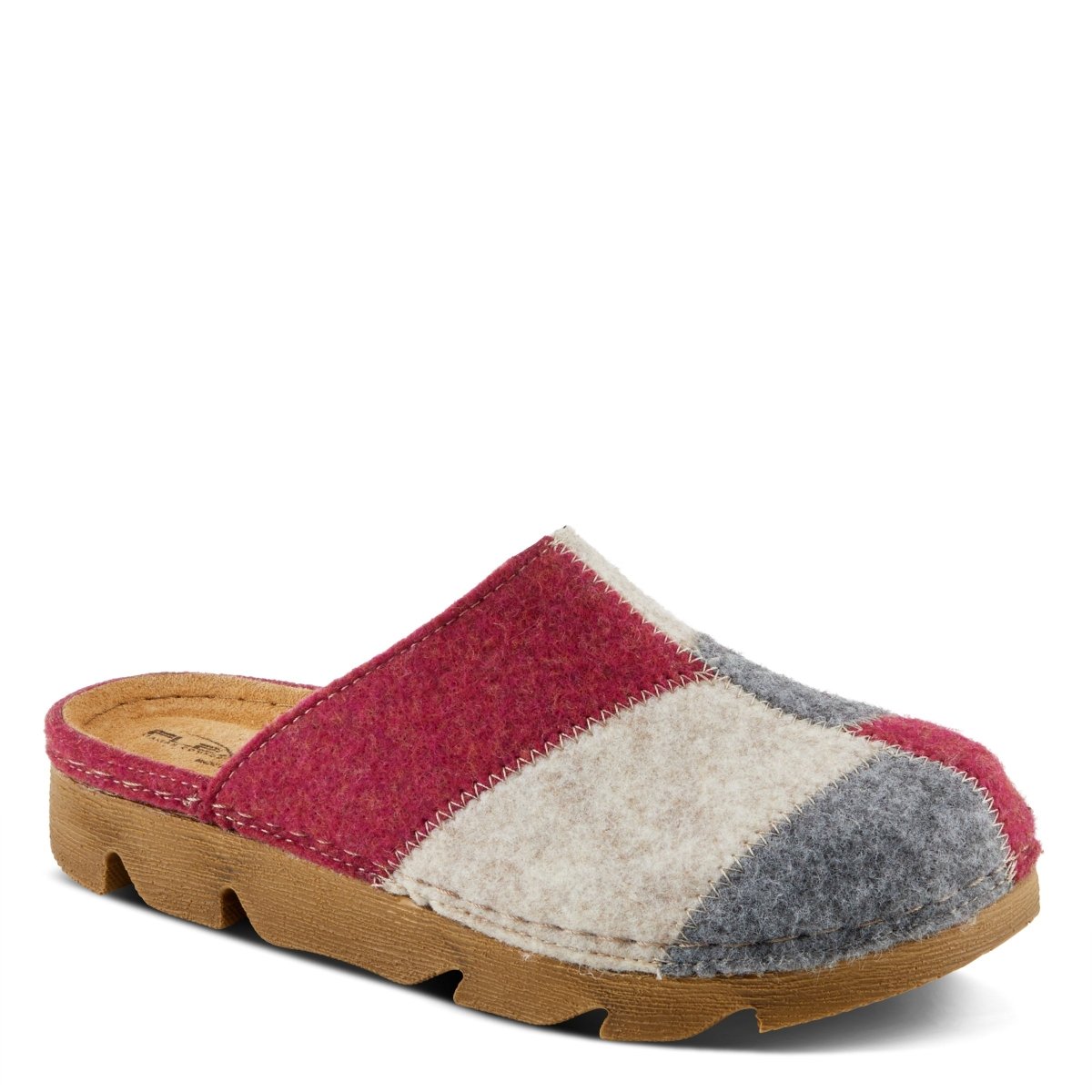 Spring Step Shoes Flexus Patchy Women's Ultra Comfortable Slippers Slippers by Spring Step Shoes – Don't Panic Shoes