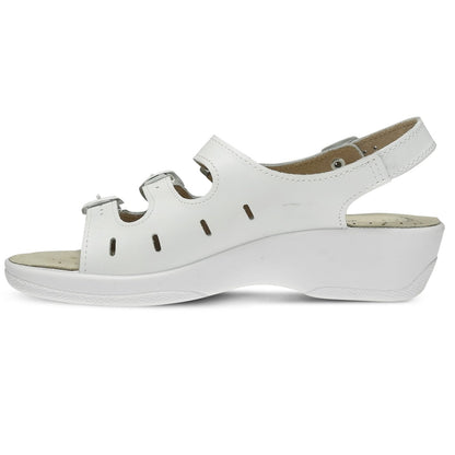 Spring Step ShoeS Flexus Willa Sandal Women’s Soft Nubuck Leather 1.5" Heel Sandals by Spring Step Shoes – Don't Panic Shoes