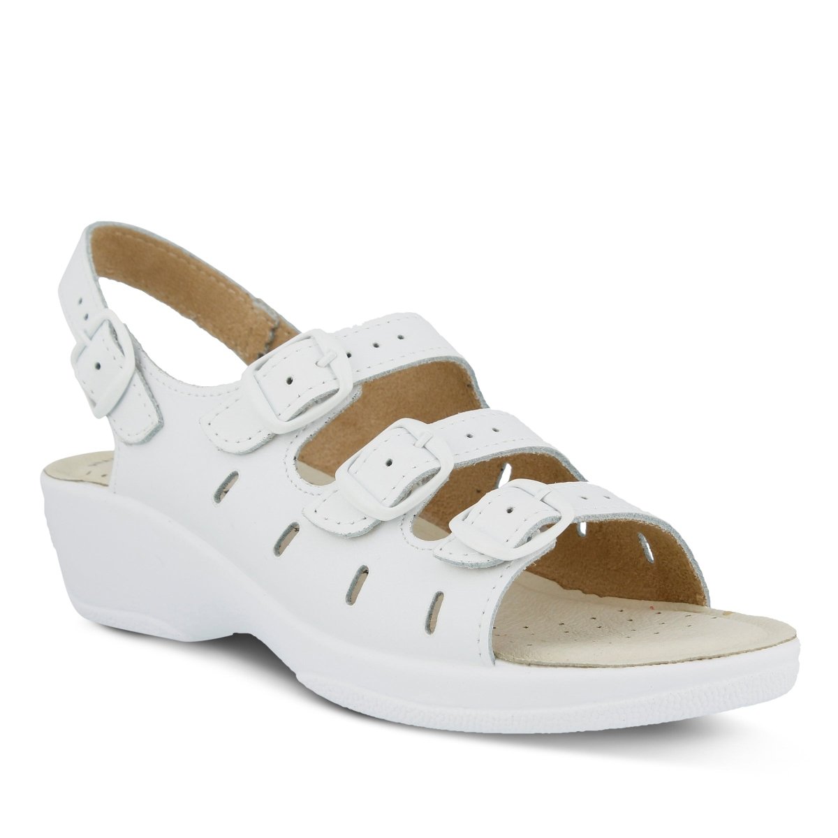 Spring Step ShoeS Flexus Willa Sandal Women’s Soft Nubuck Leather 1.5" Heel Sandals by Spring Step Shoes – Don't Panic Shoes