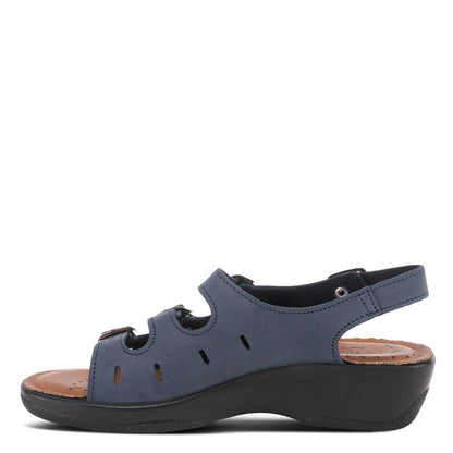 Spring Step ShoeS Flexus Willa Sandal Women’s Soft Nubuck Leather 1.5" Heel Sandals by Spring Step Shoes – Don't Panic Shoes