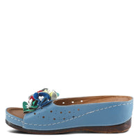 Thumbnail for Spring Step Shoes Flowerchild Leather Slide Sandal