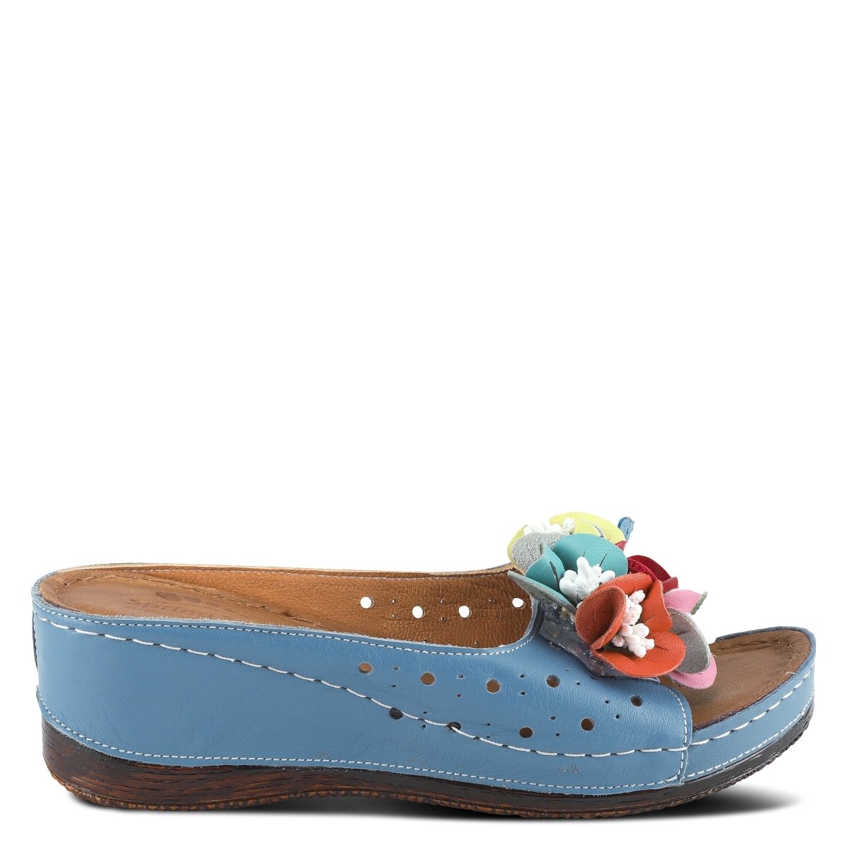 Spring Step ShoeS Flowerchild Women’s Leather Multicolor Sandal Sandals by Spring Step Shoes – Don't Panic Shoes