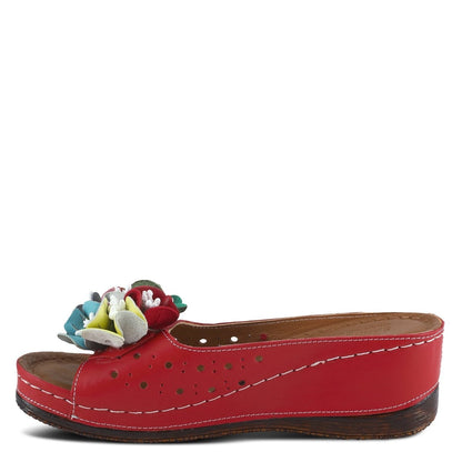 Spring Step ShoeS Flowerchild Women’s Leather Multicolor Sandal Sandals by Spring Step Shoes – Don't Panic Shoes