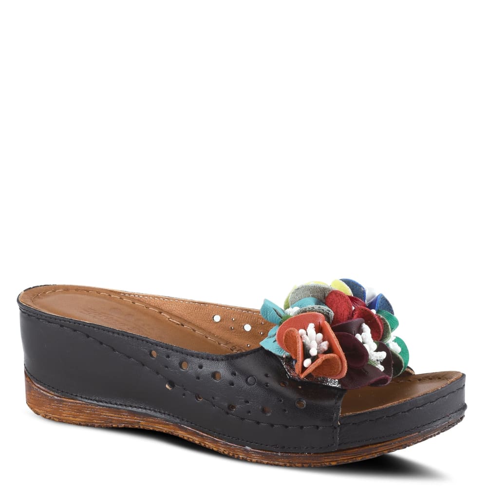 Spring Step Shoes Flowerchild Women's Leather Slide Sandals Shoes by Spring Step Shoes – Don't Panic Shoes