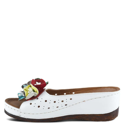 Spring Step Shoes Flowerchild Women's Leather Slide Sandals Shoes by Spring Step Shoes – Don't Panic Shoes