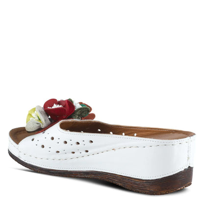 Spring Step Shoes Flowerchild Women's Leather Slide Sandals Shoes by Spring Step Shoes – Don't Panic Shoes