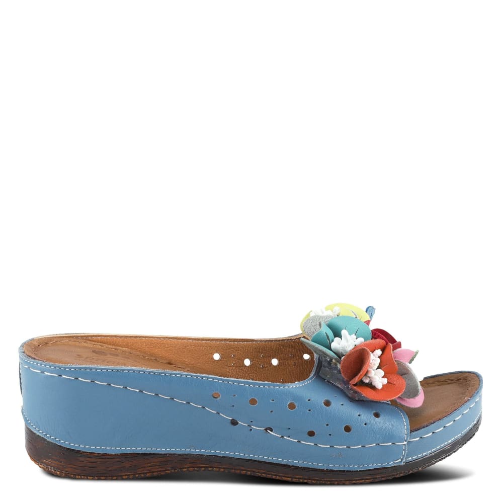 Spring Step Shoes Flowerchild Women's Leather Slide Sandals Shoes by Spring Step Shoes – Don't Panic Shoes