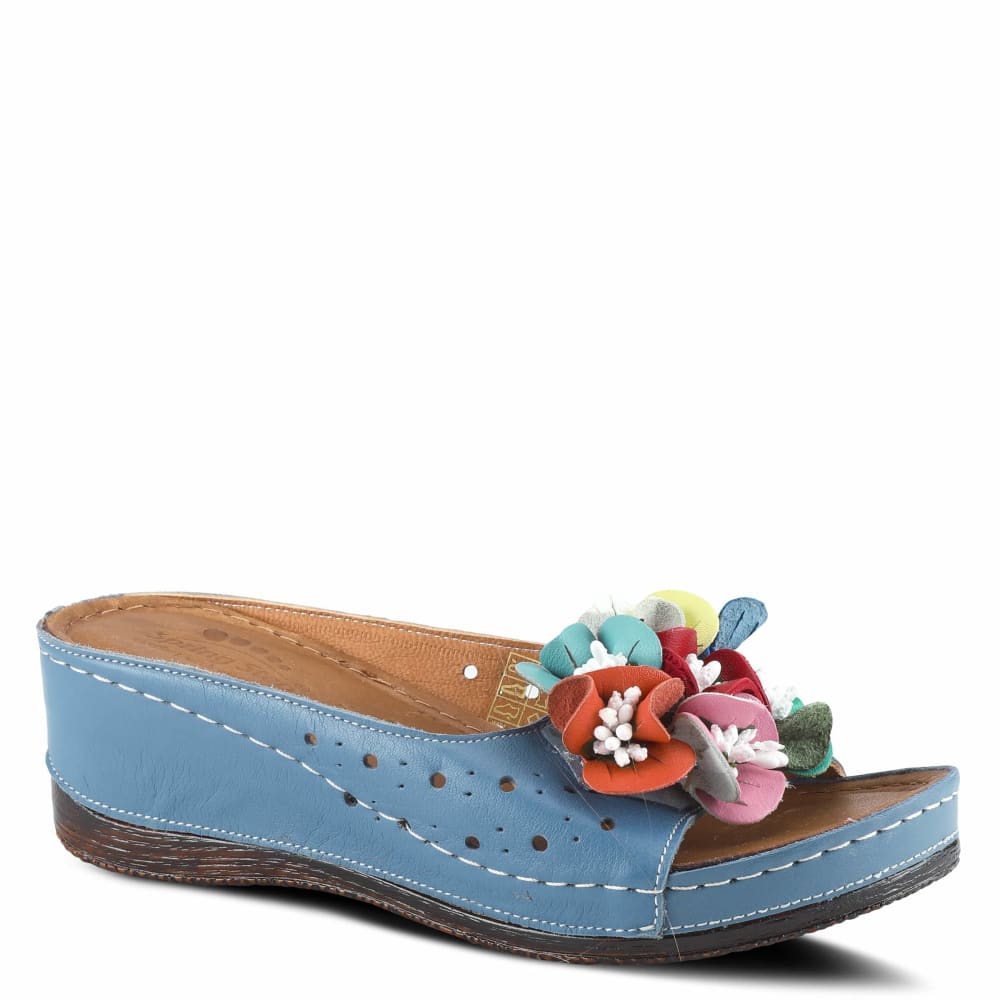 Spring Step Shoes Flowerchild Women's Leather Slide Sandals Shoes by Spring Step Shoes – Don't Panic Shoes