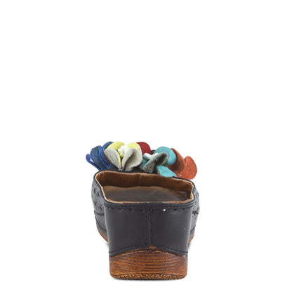 Spring Step Shoes Flowerchild Women's Leather Slide Sandals Shoes by Spring Step Shoes – Don't Panic Shoes