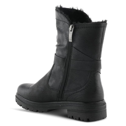 Spring Step Shoes Francala Women's Moto Chic Leather And Fur Boots Shoes by Spring Step Shoes – Don't Panic Shoes