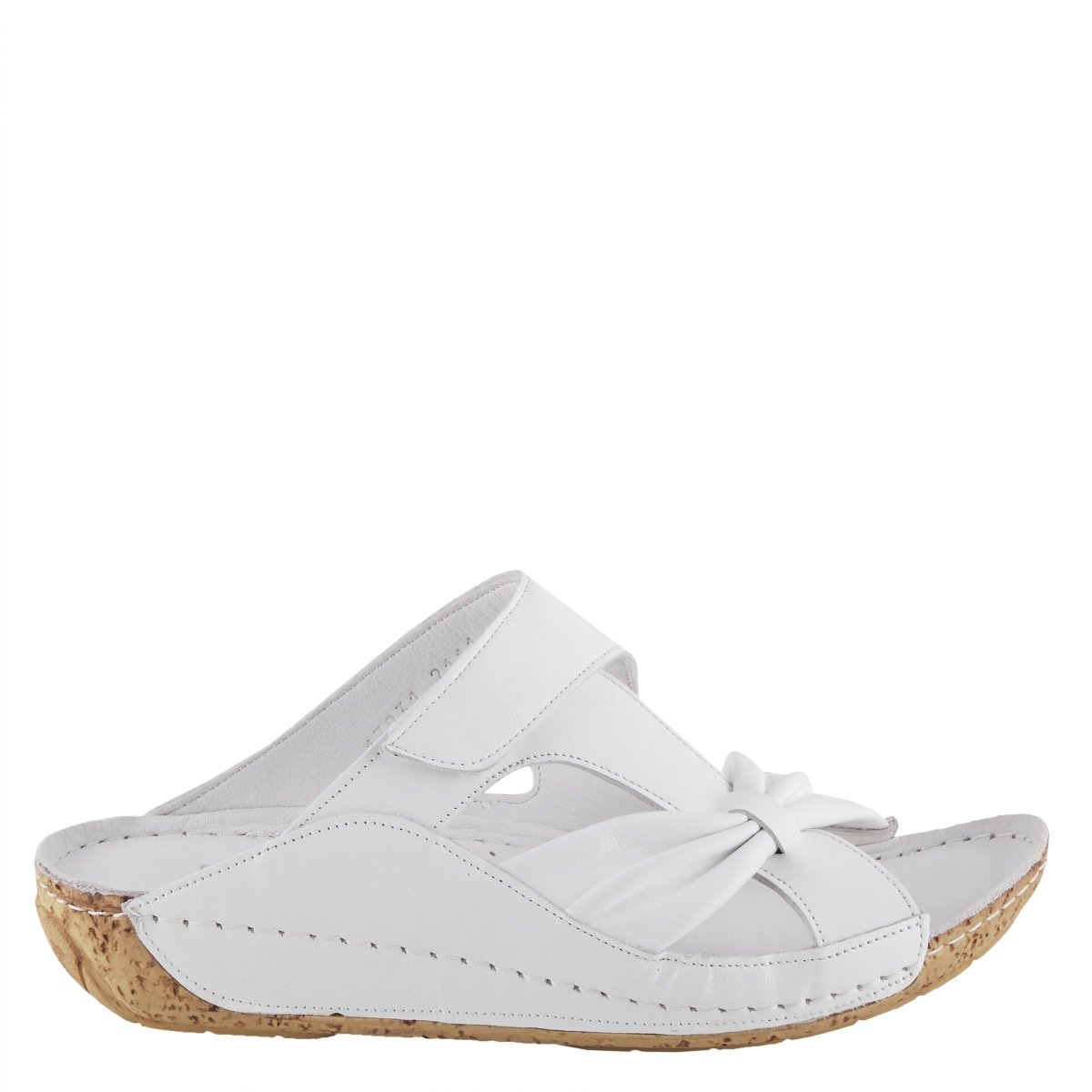 Spring Step Shoes Gretta Slide Sandal Women's Leather Cork Wedge Slide Sandals by Spring Step Shoes – Don't Panic Shoes