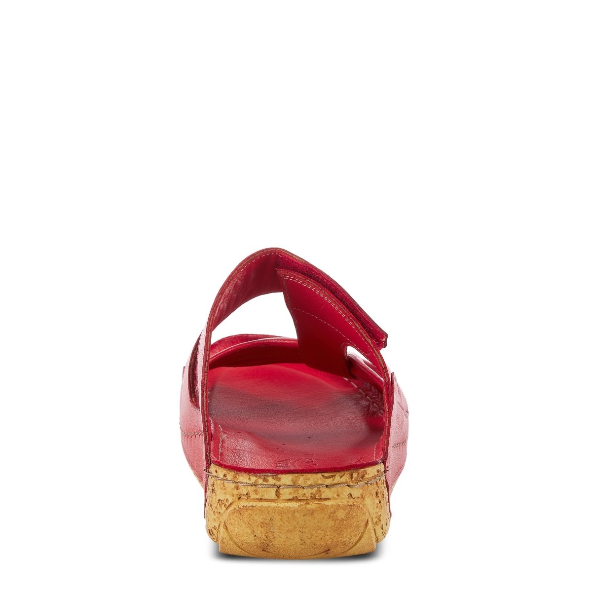 Spring Step Shoes Gretta Slide Sandal Women's Leather Cork Wedge Slide Sandals by Spring Step Shoes – Don't Panic Shoes