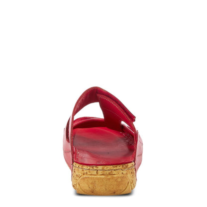 Spring Step Shoes Gretta Slide Sandal Women's Leather Cork Wedge Slide Sandals by Spring Step Shoes – Don't Panic Shoes