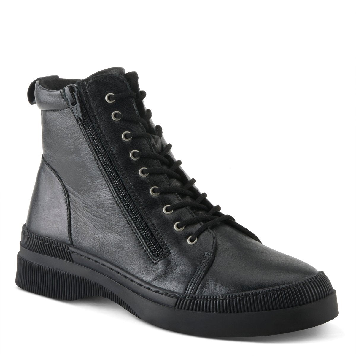 Spring Step Shoes Hoylein Women's Leather Rugged Combat Style Boots Casual Boots by Spring Step Shoes – Don't Panic Shoes