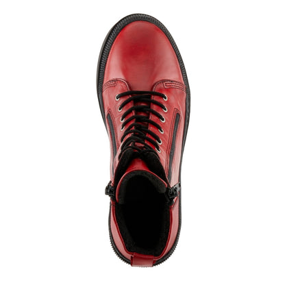 Spring Step Shoes Hoylein Women's Leather Rugged Combat Style Boots Casual Boots by Spring Step Shoes – Don't Panic Shoes