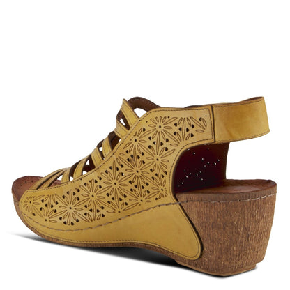 Spring Step ShoeS Inocencia Sandals Women’s Leather Wedge Sandals by Spring Step Shoes – Don't Panic Shoes