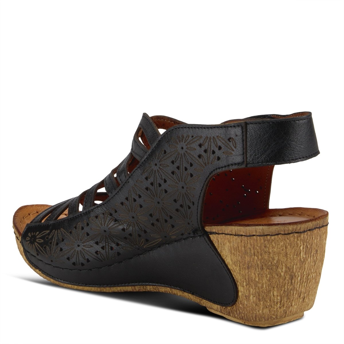 Spring Step ShoeS Inocencia Sandals Women’s Leather Wedge Sandals by Spring Step Shoes – Don't Panic Shoes