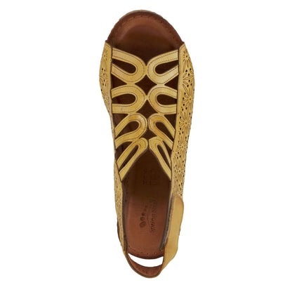 Spring Step ShoeS Inocencia Sandals Women’s Leather Wedge Sandals by Spring Step Shoes – Don't Panic Shoes